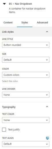 BS > Nav Dropdown – BlockStrap