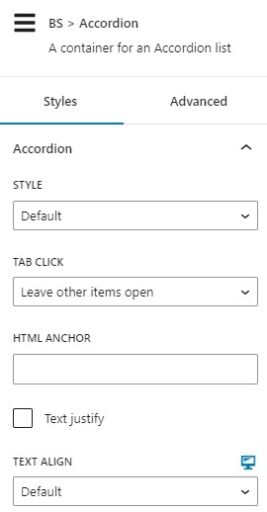 BS > Accordion – BlockStrap